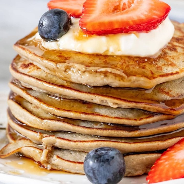 Healthy Banana Protein Pancakes for Breakfast