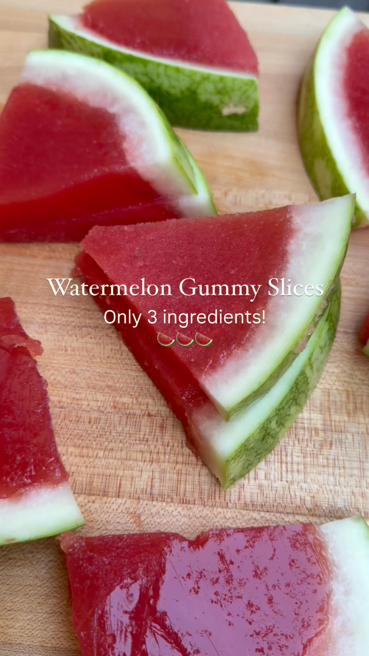 4th of July Watermelon Gummy Slices