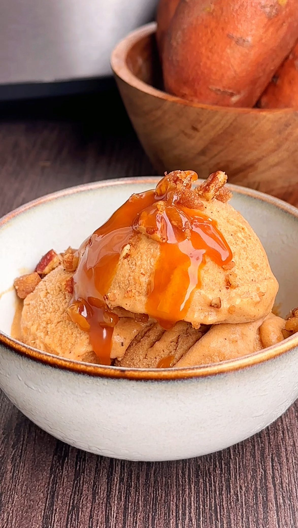Dairy-Free Spiced Sweet Potato Ice Cream