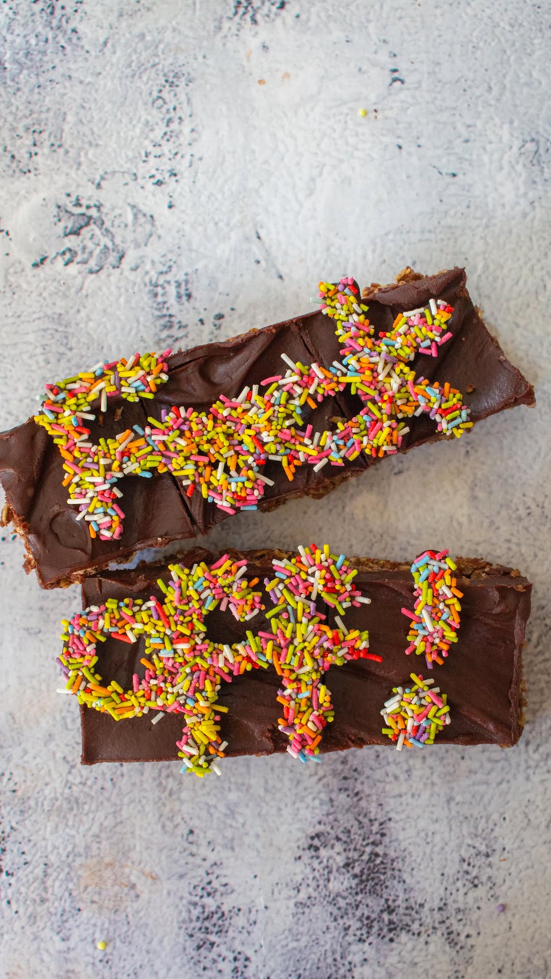 Chocolate Sprinkle Word Decorations