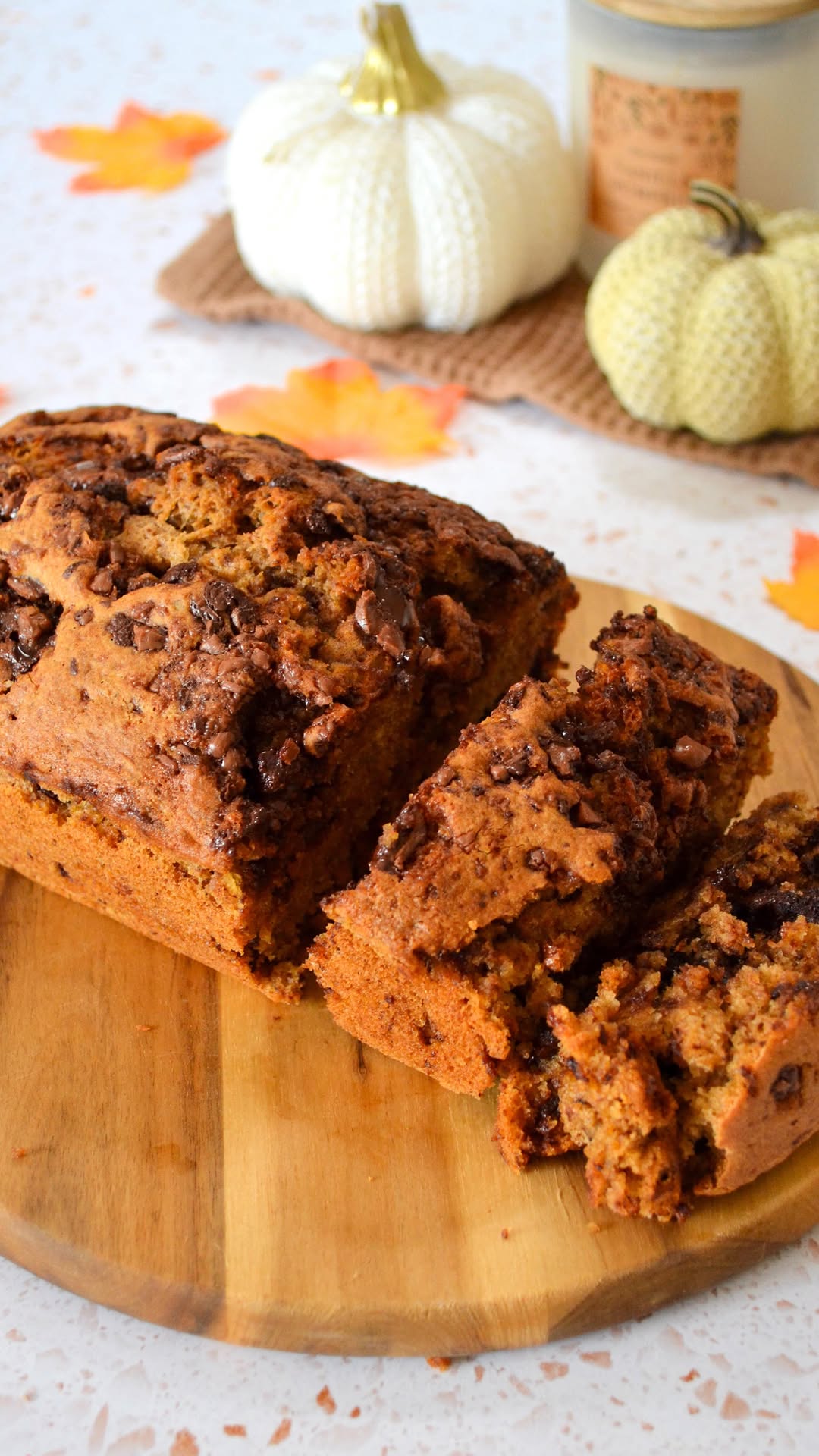 Chocolate Orange Pumpkin Loaf