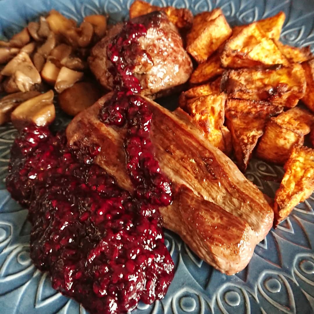 Label Venison Steaks
