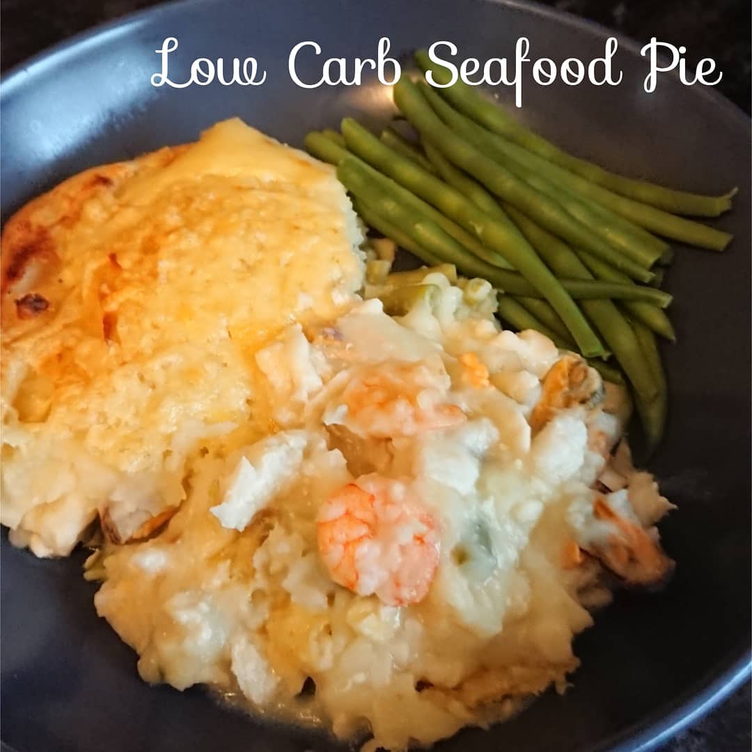 Low Carb Fish Pie with Cauliflower Mash