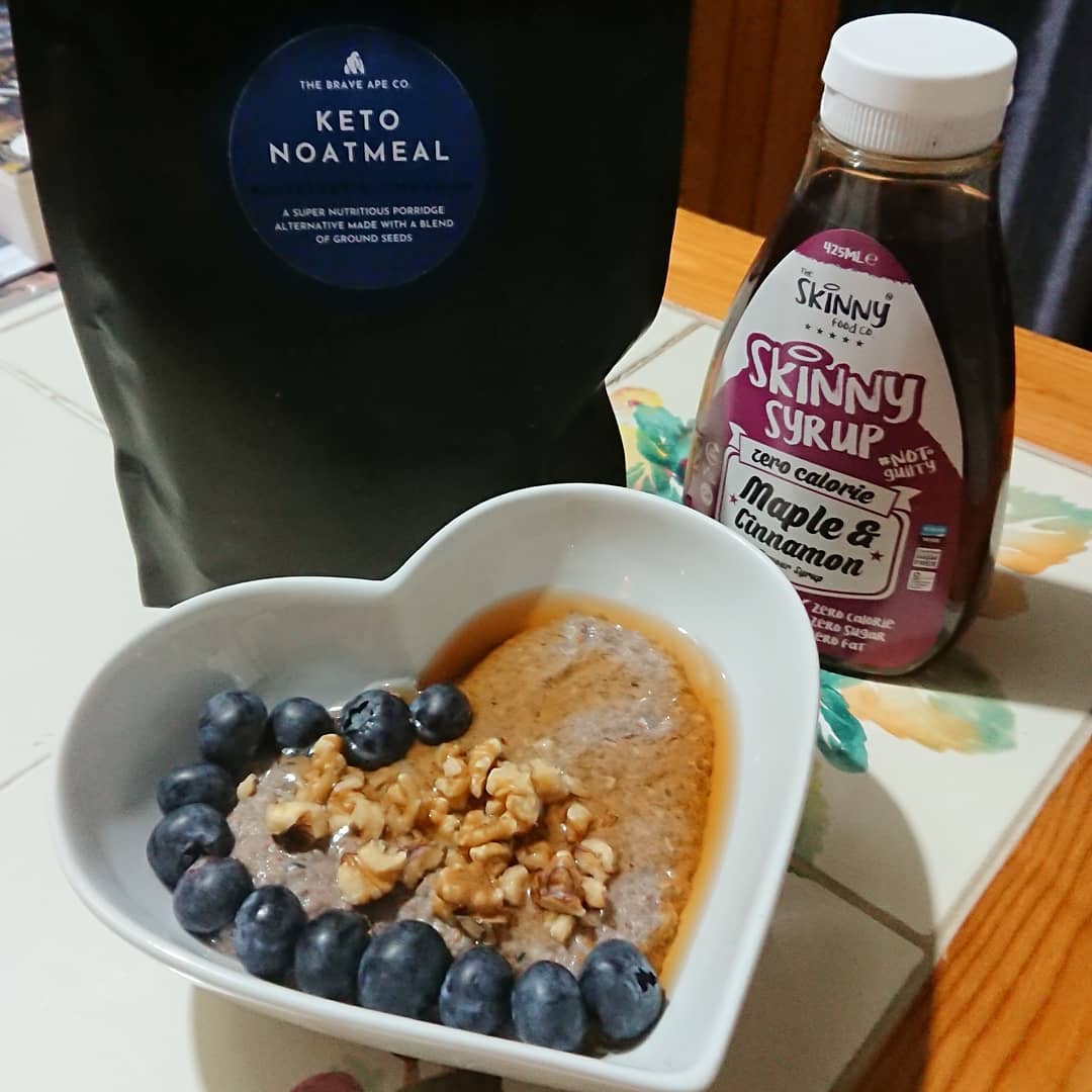 Blueberry and Cinnamon Noatmeal