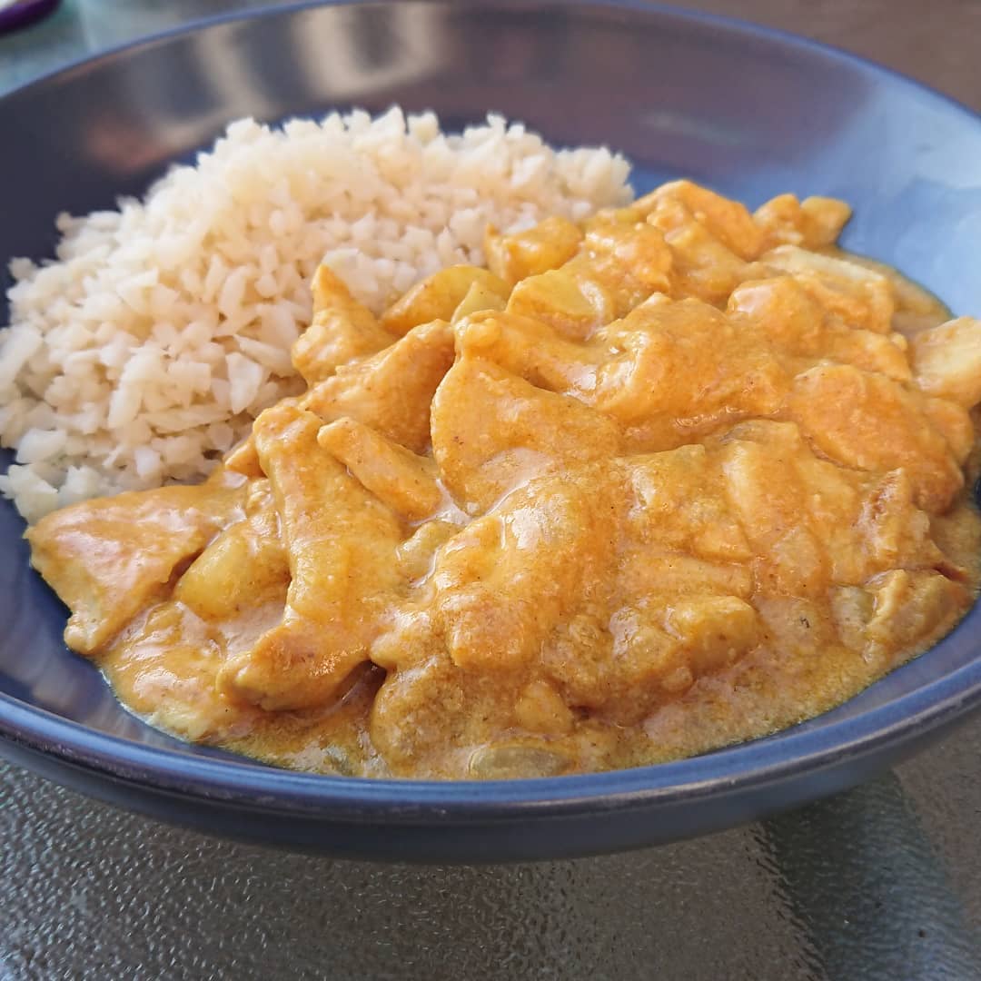 Thai Yellow Curry with Cauliflower Rice