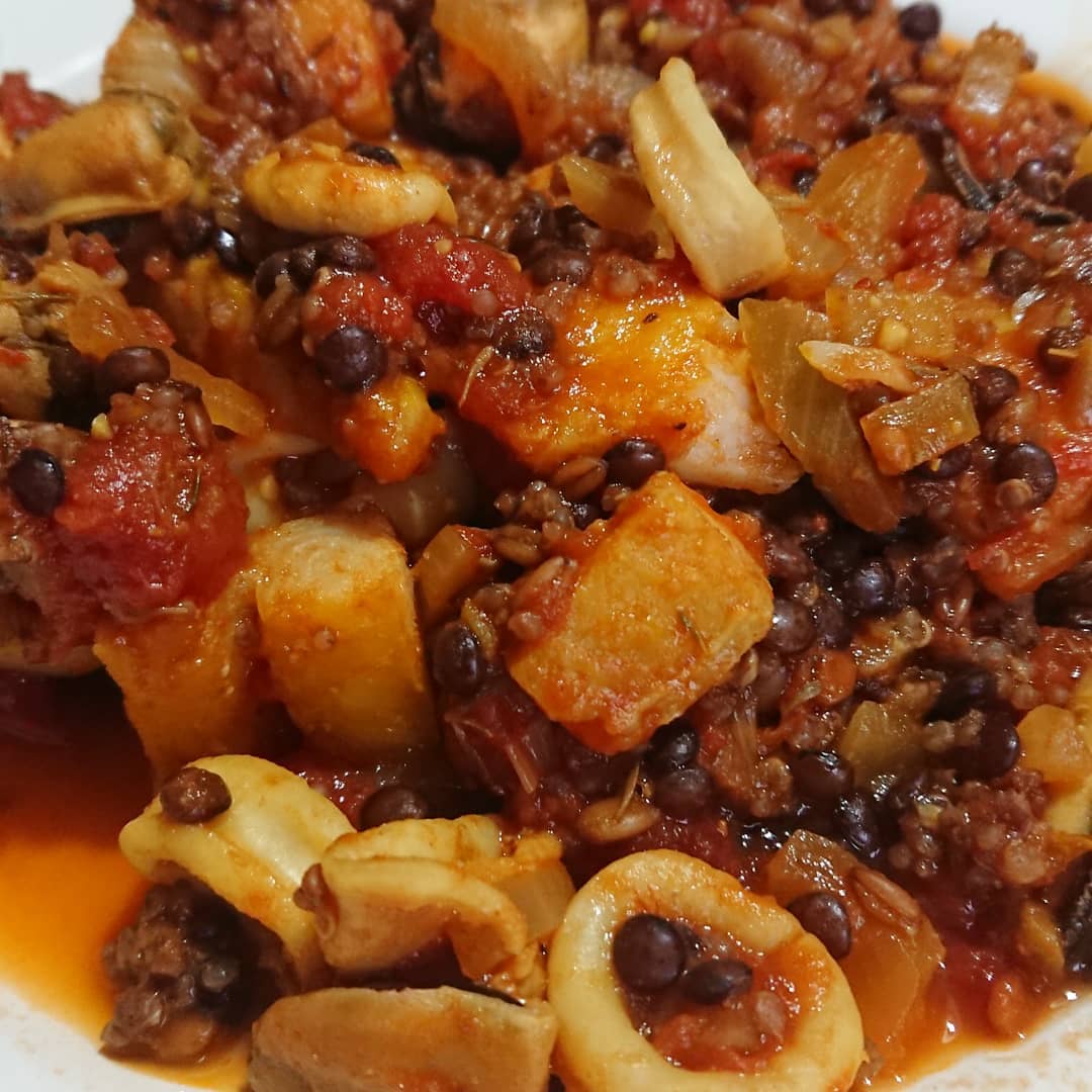Hearty Fisherman's Stew with Seafood Mix
