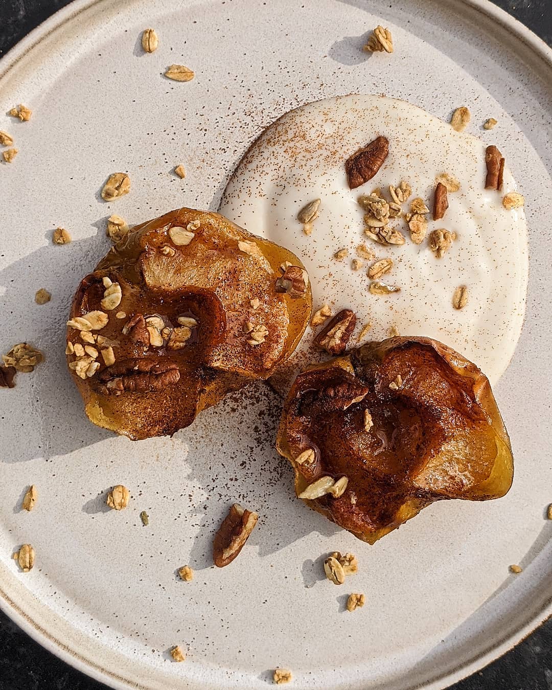 Cinnamon Brown Sugar Roasted Apple Treat