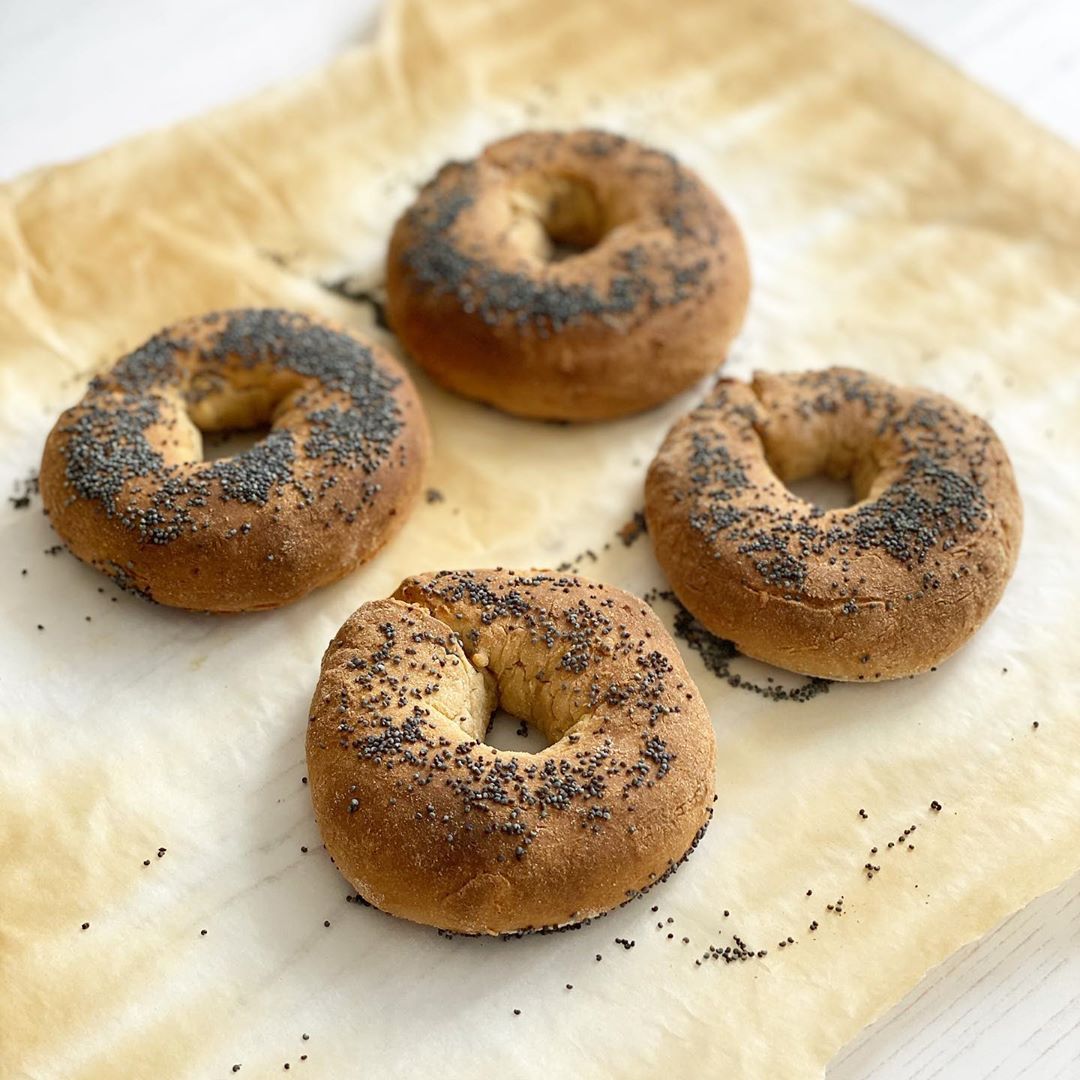 Best and Cutest Homemade Wholemeal Vegan Bagels