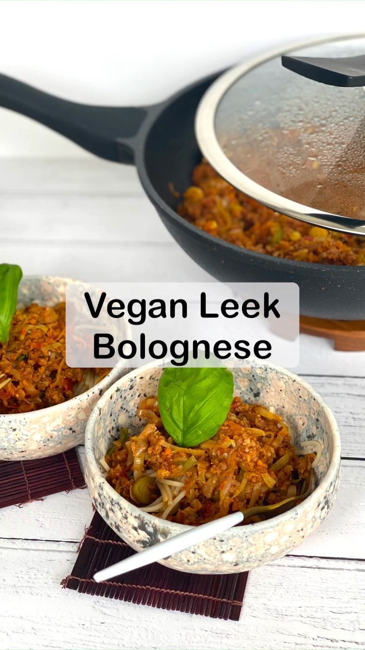 Vegan Leek Bolognese