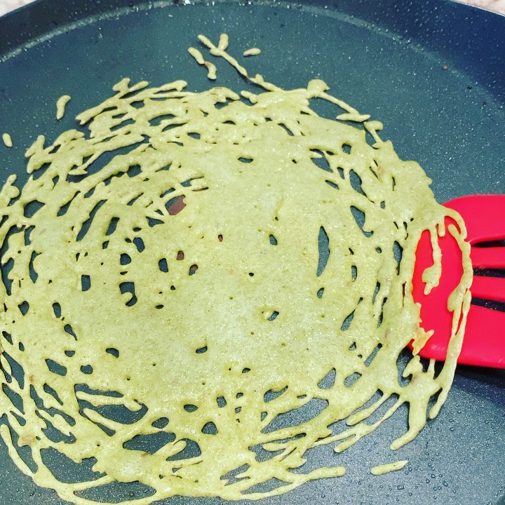 Moong Bean Flour Savoury Pancakes