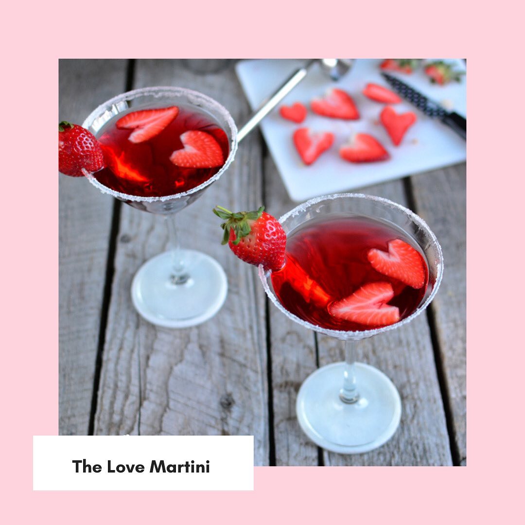 Love Martini Mocktail for Valentine's Day