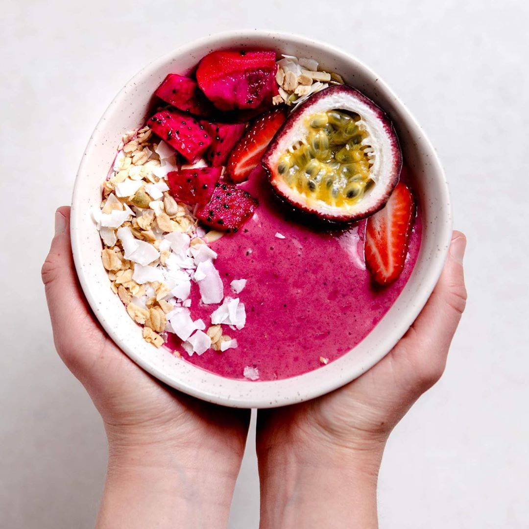 Tropical Morning Protein Smoothie Bowl
