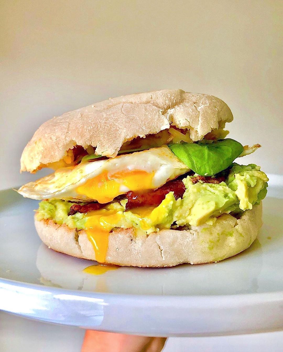 Customizable Avocado Egg Breakfast Sandwich
