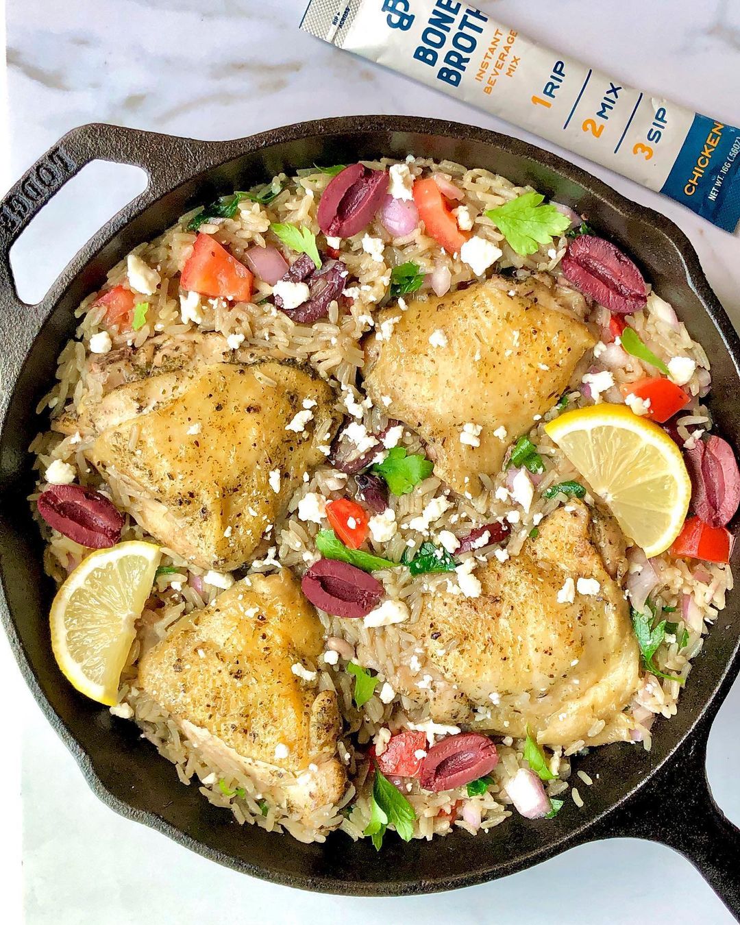 One-Pan Mediterranean Chicken Rice