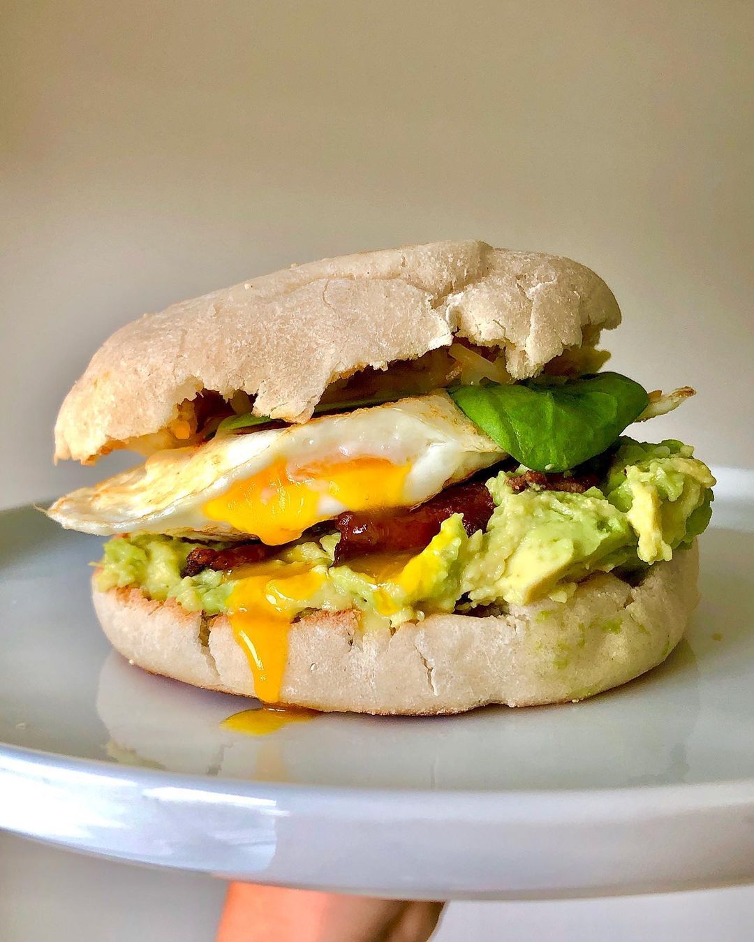 Avocado and Egg Breakfast Muffin
