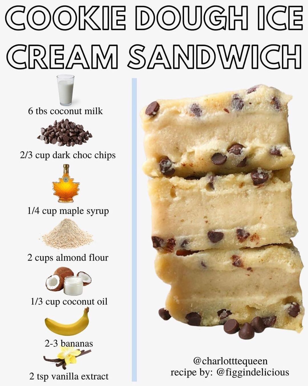 Vegan Banana Chocolate Chip Ice Cream Bars