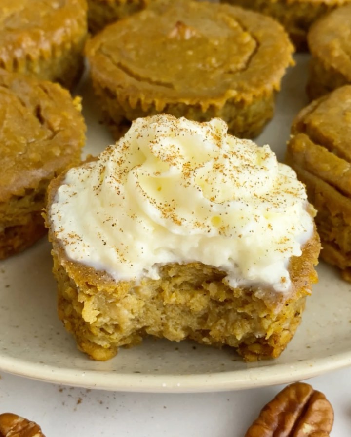Pumpkin Cheesecake Bites with Mori-Nu Silken Tofu