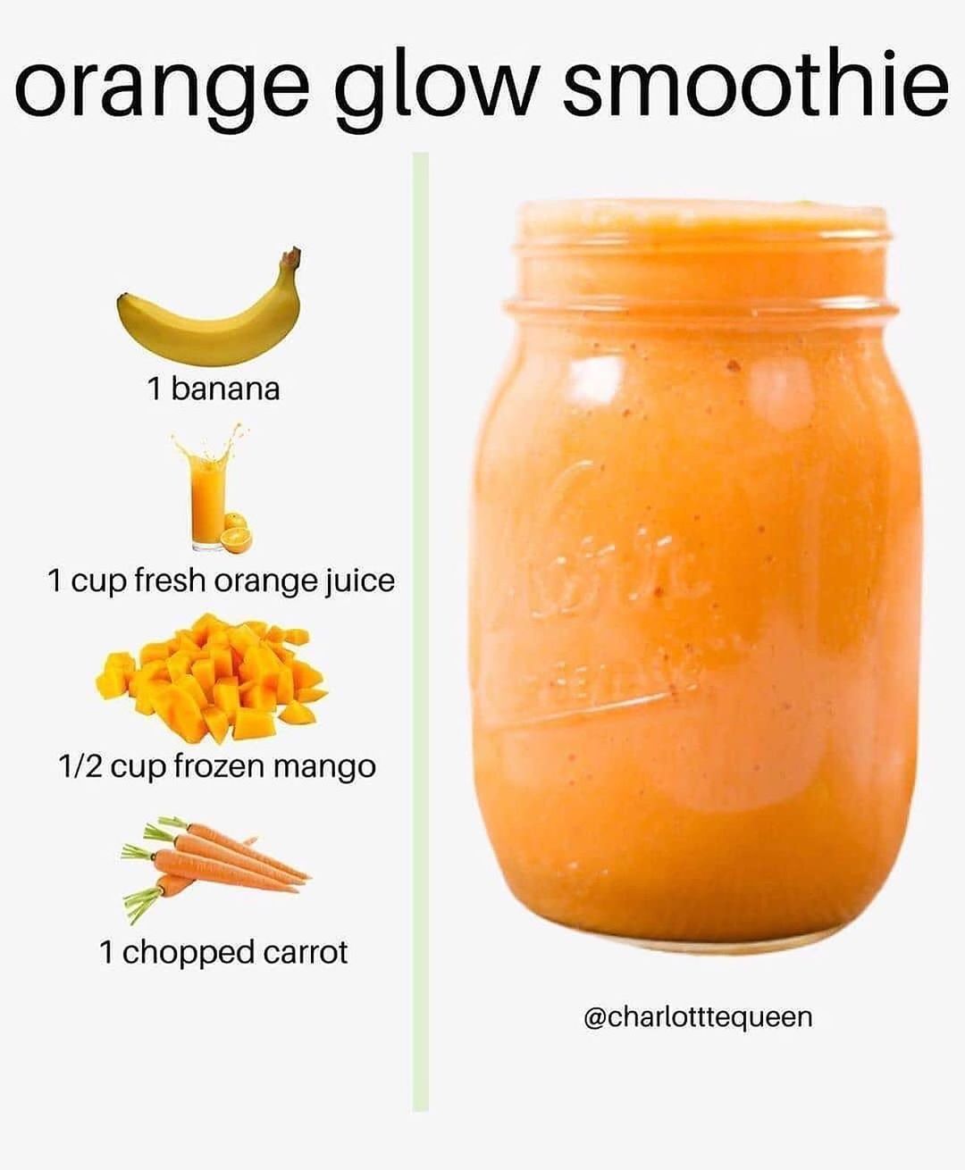 Refreshing Glowing Orange Smoothie Blend