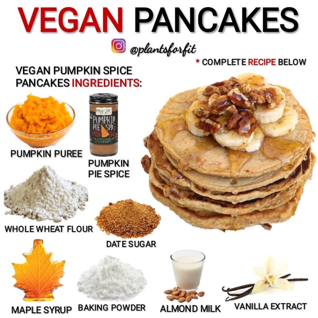 Vegan Pumpkin Pie Pancakes