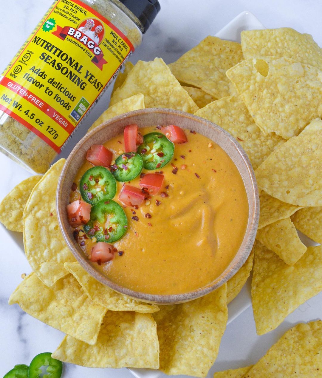 Vegan Queso Dip with Nutritional Yeast