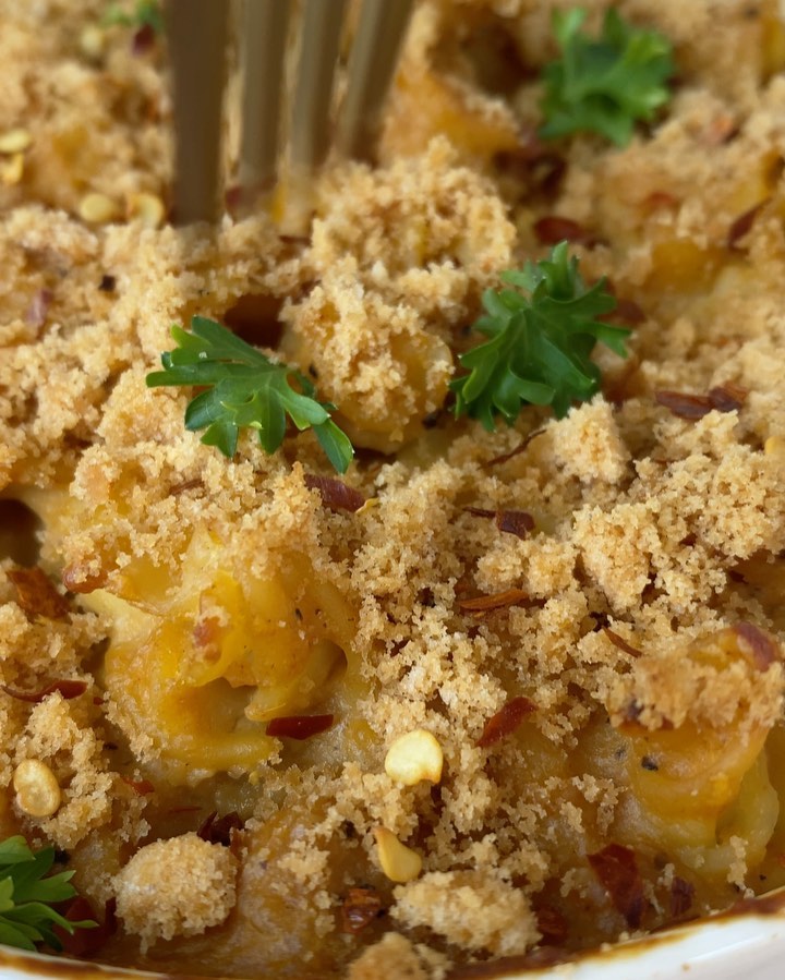 Vegan Gluten-Free Baked Mac and Cheese