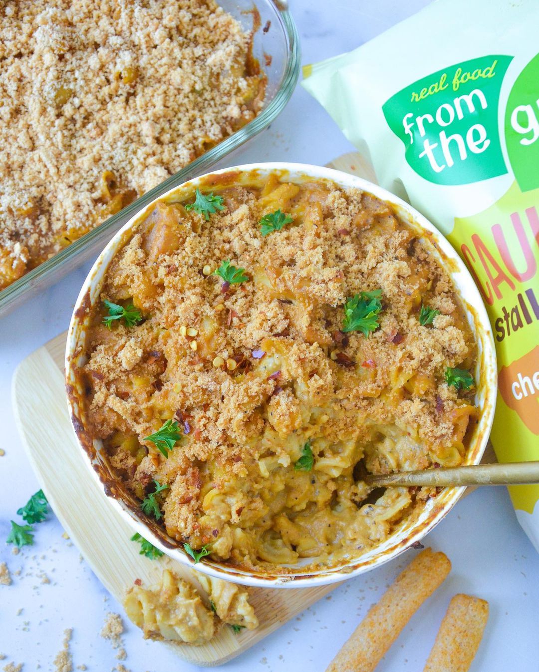 Vegan Gluten-Free Baked Mac and Cheese