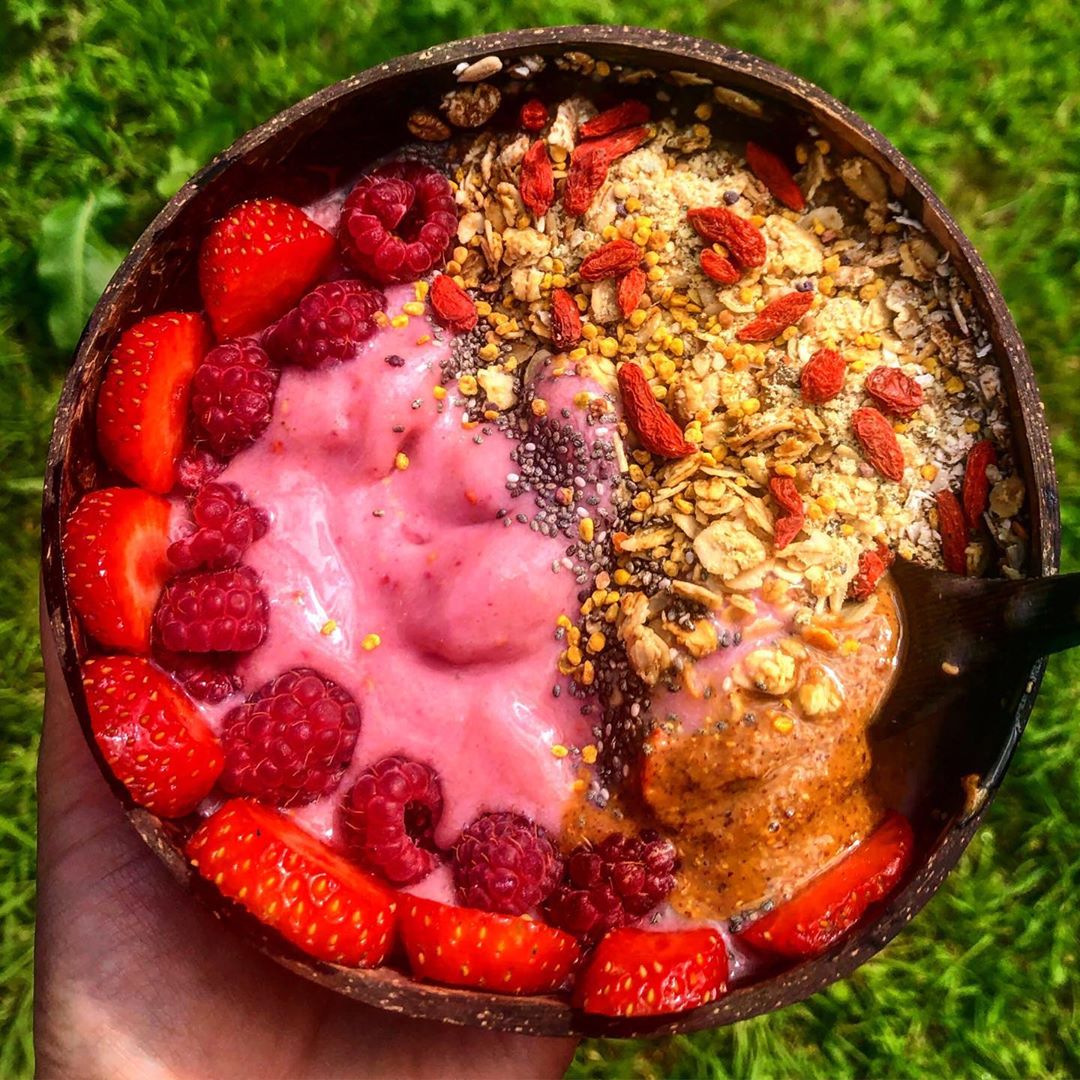 Strawberry Shortcake Smoothie Bowl