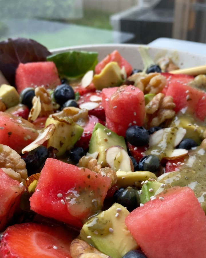 Strawberry Summer Salad with Fresh Fruits