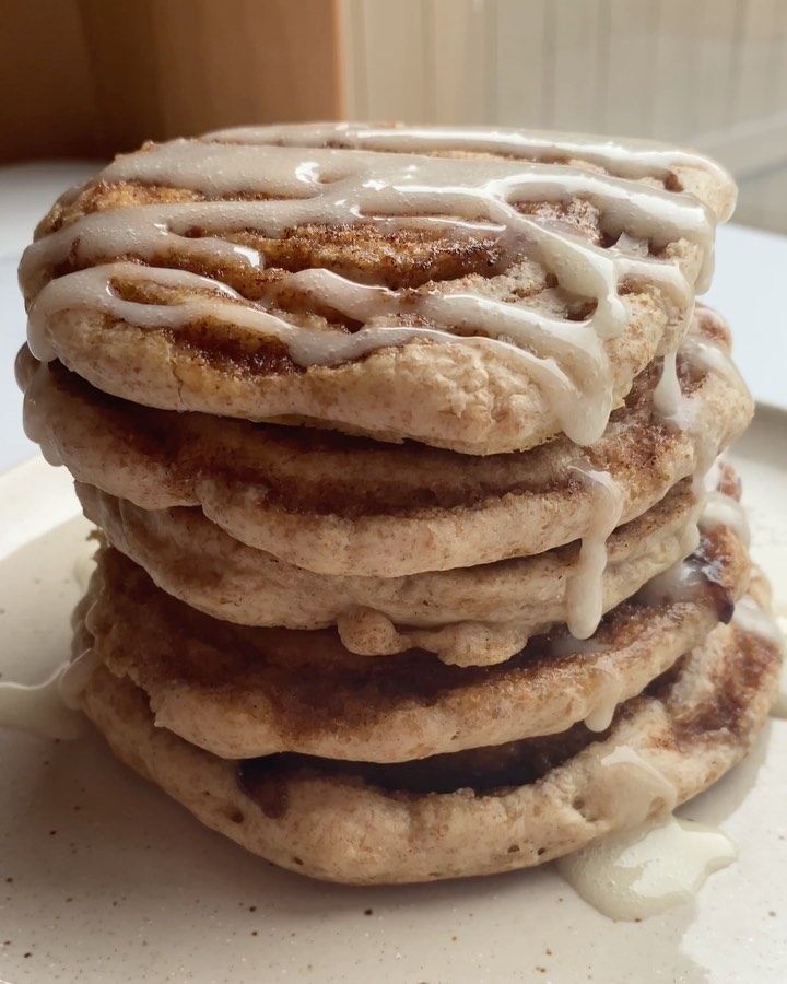 Cinnamon Roll Pancakes
