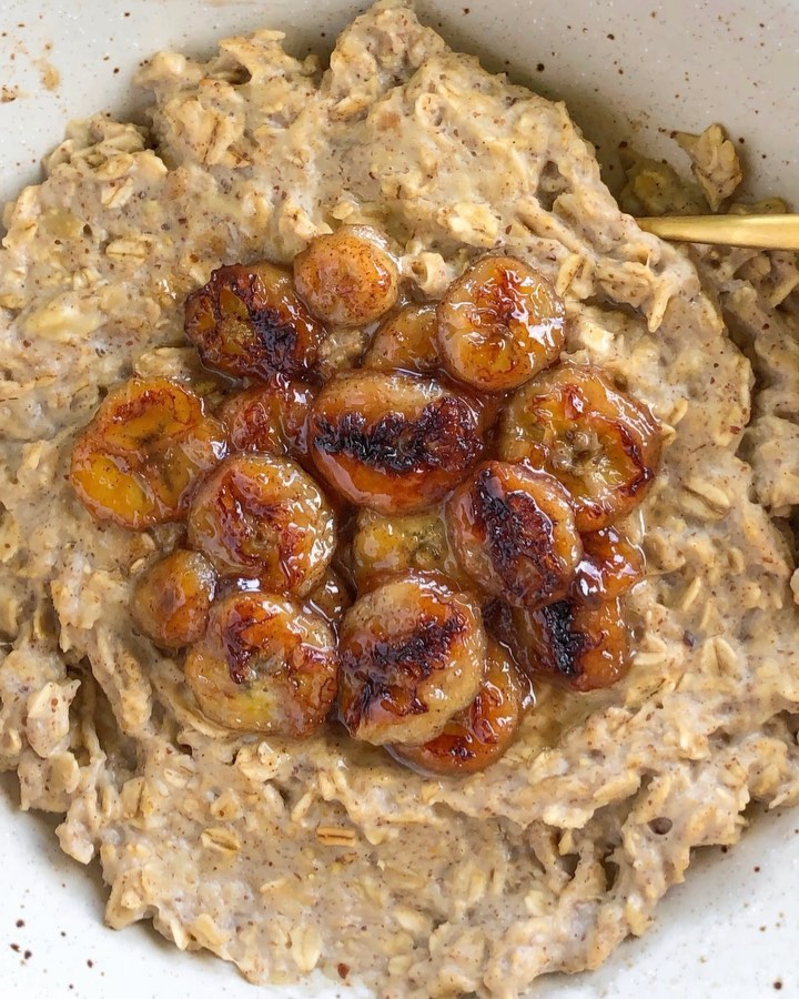 Caramelized Banana Oats