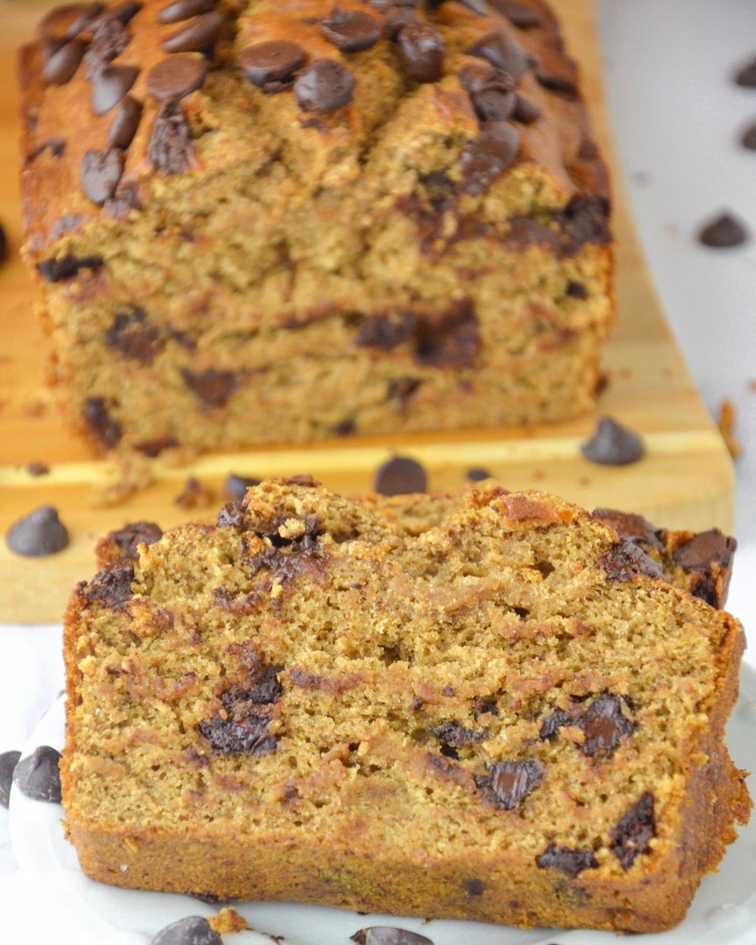 Vegan Chocolate Chip Banana Bread
