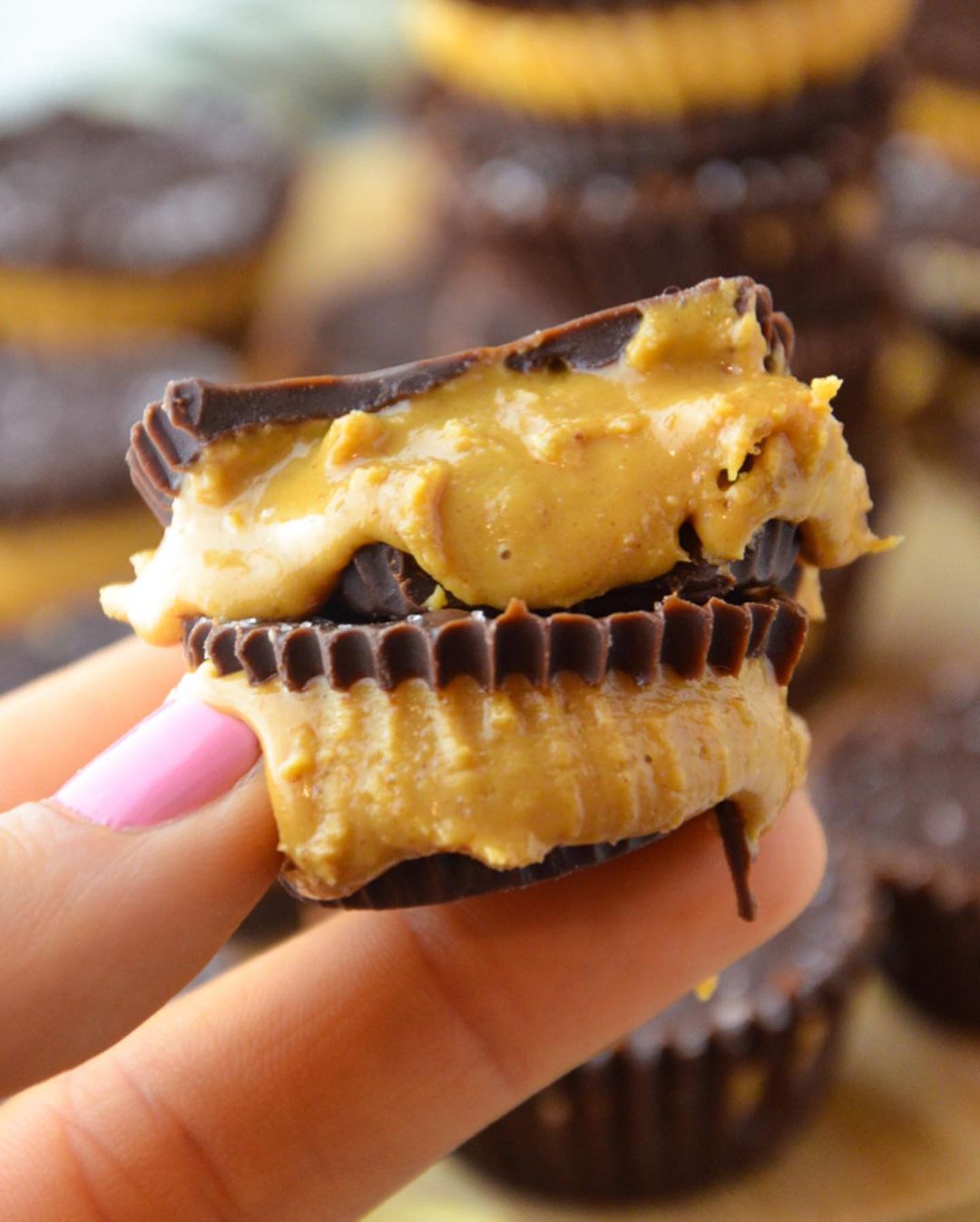 Vegan Peanut Butter Cups with Oat Milk Chocolate