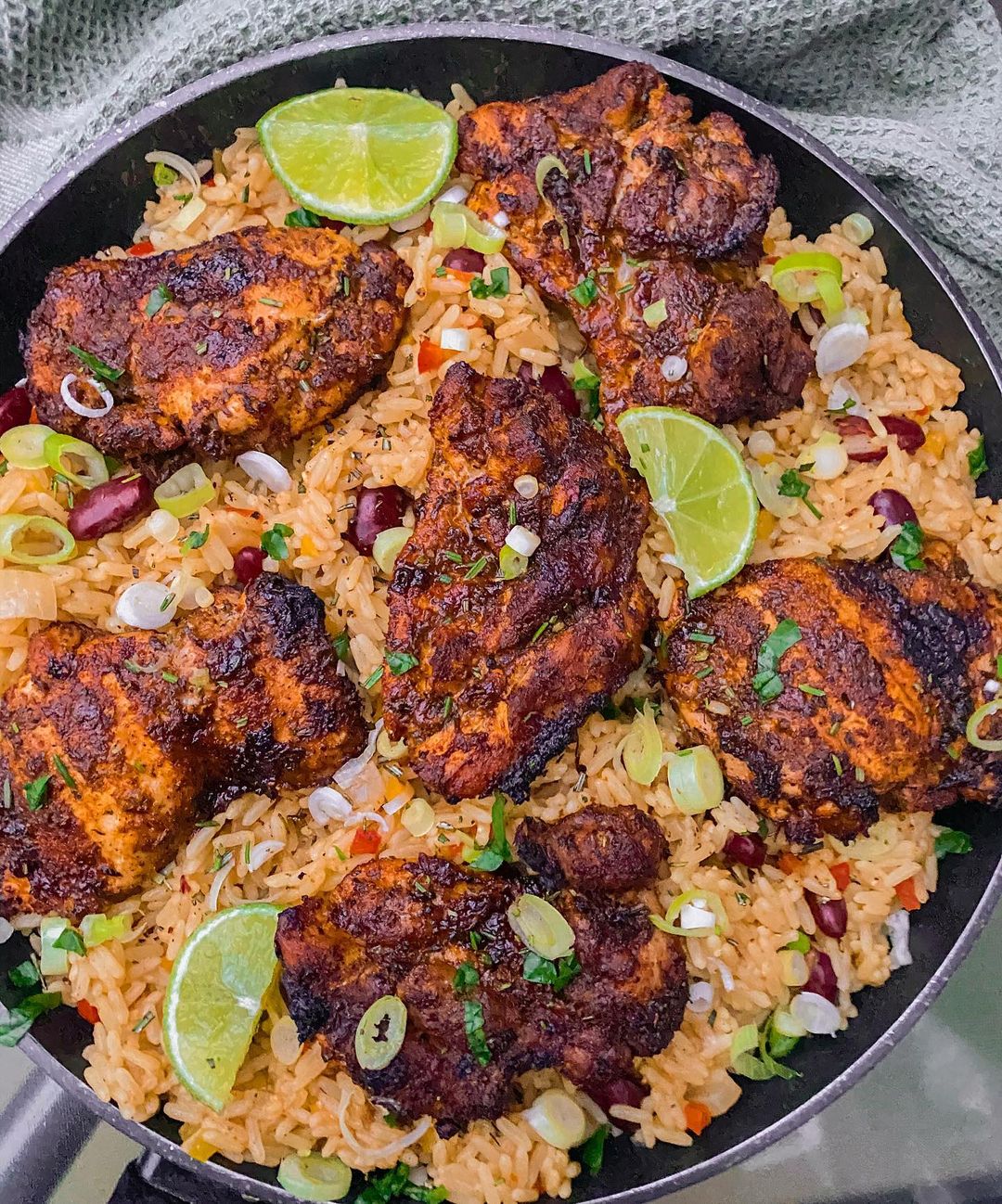 Jerk Chicken and Rice