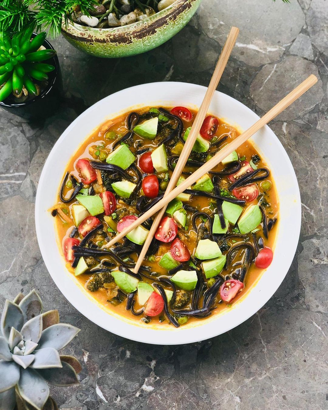 Curry Vegetable Noodle Soup