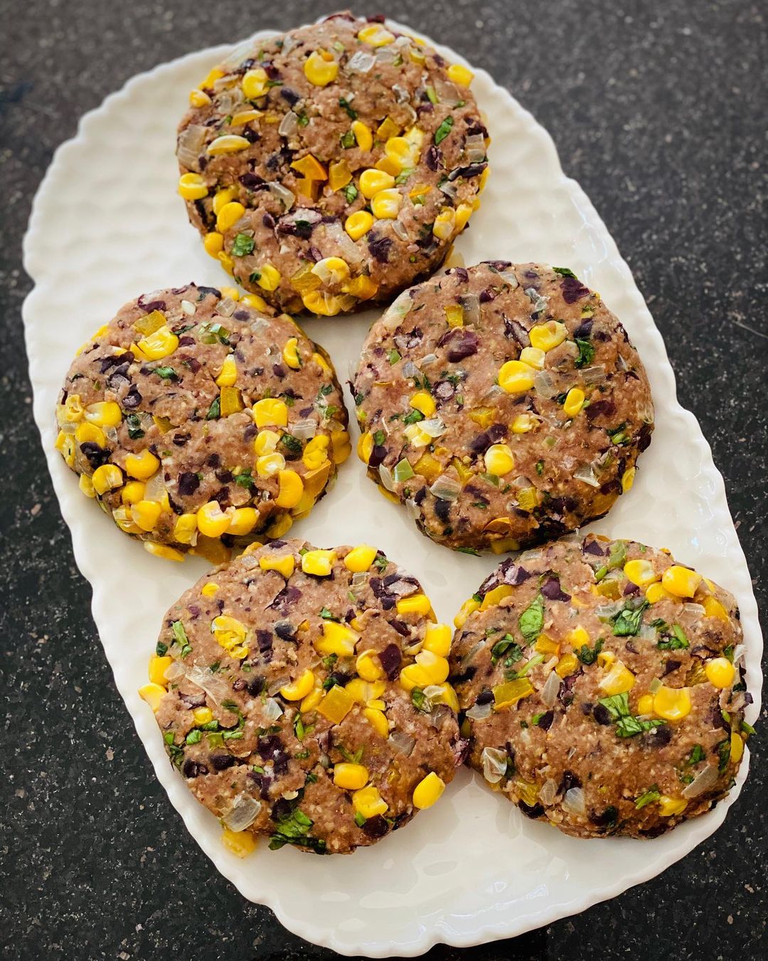Black Bean and Corn Burgers⁣