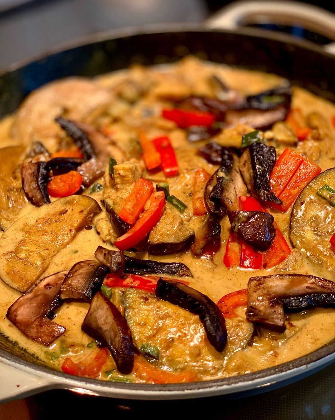 Simple Eggplant and Vegetable Coconut Curry