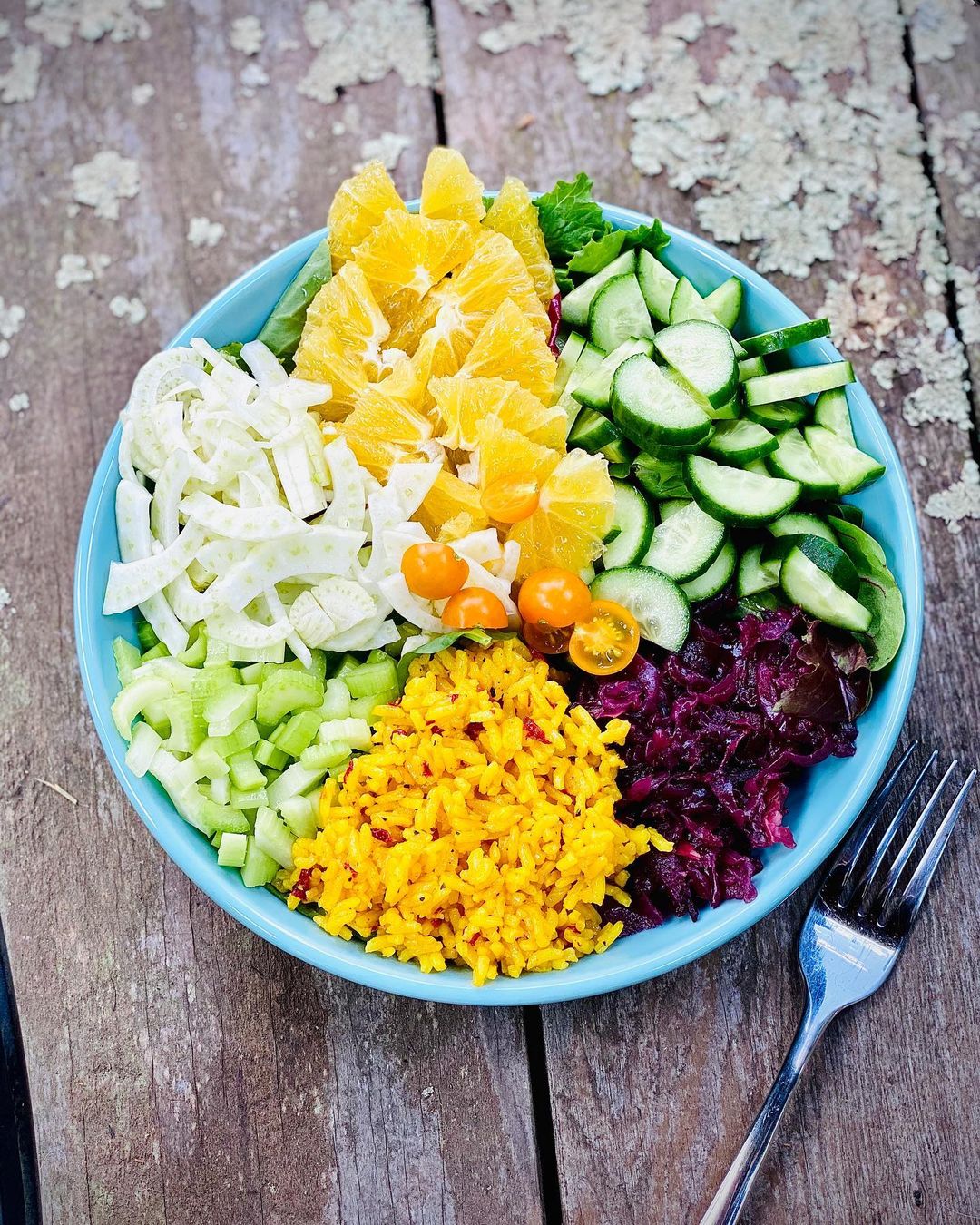 Rainbow  Salads