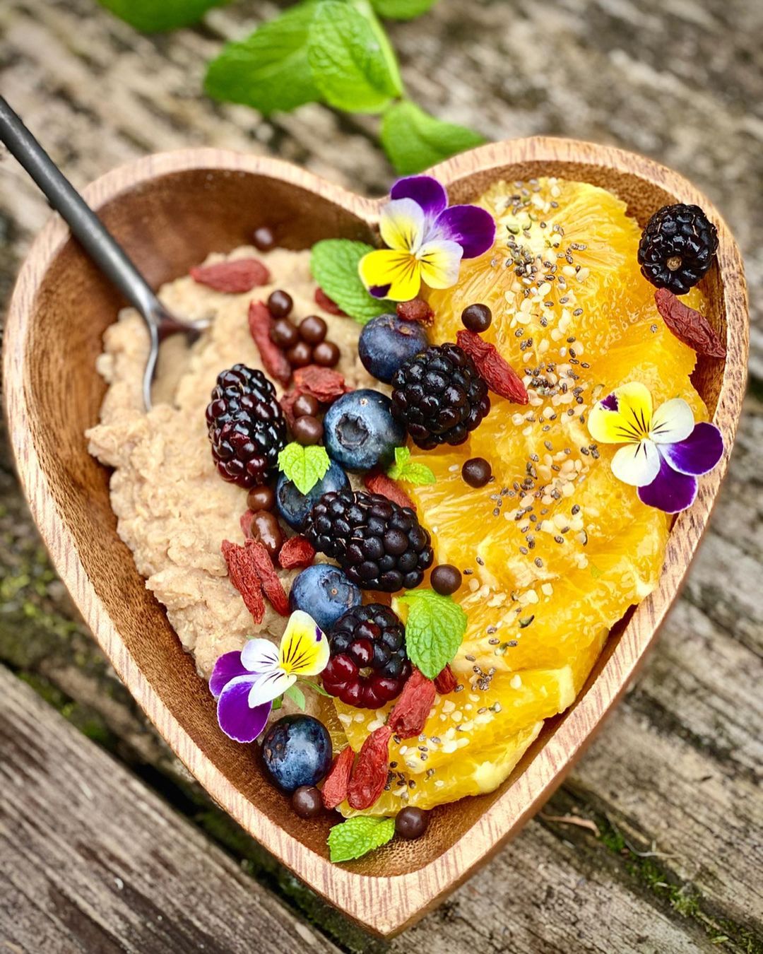 Quinoa Flakes Vegan Breakfast Bowl