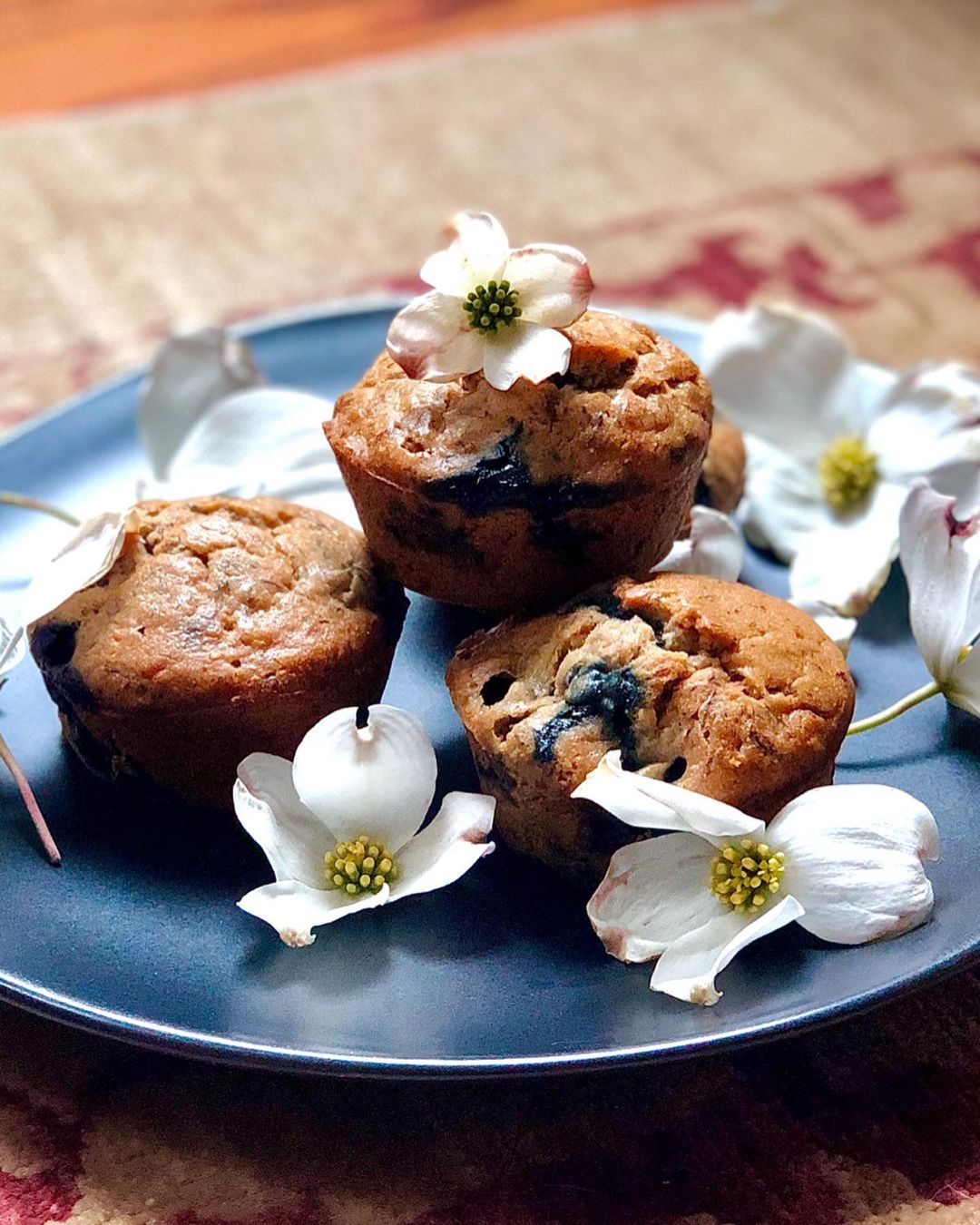 Vegan Blueberry Banana Muffins