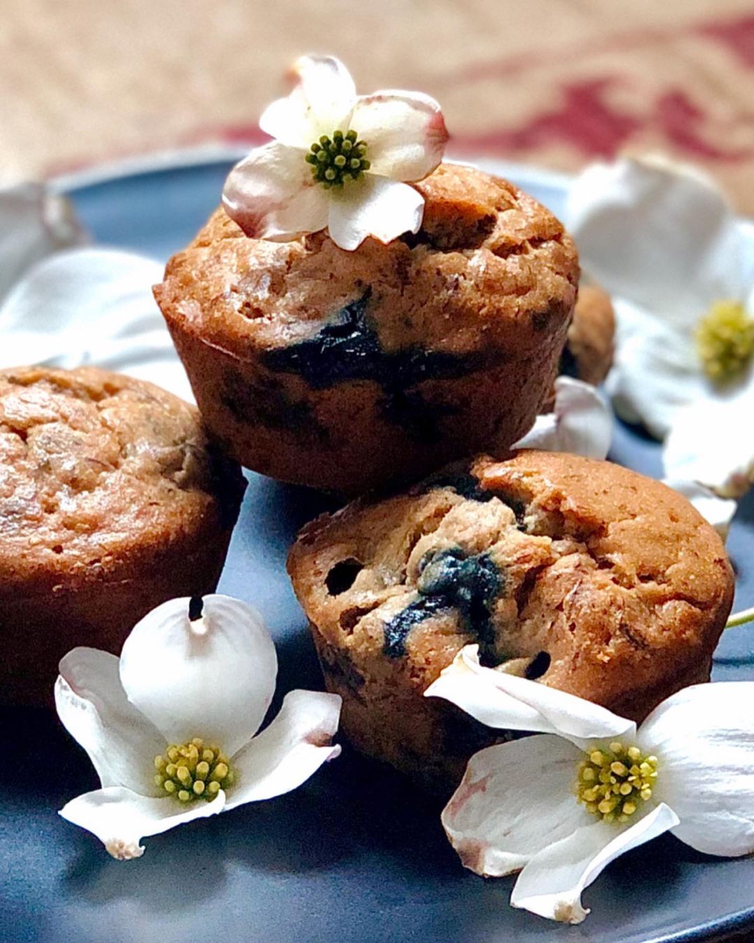 Vegan Blueberry Banana Muffins