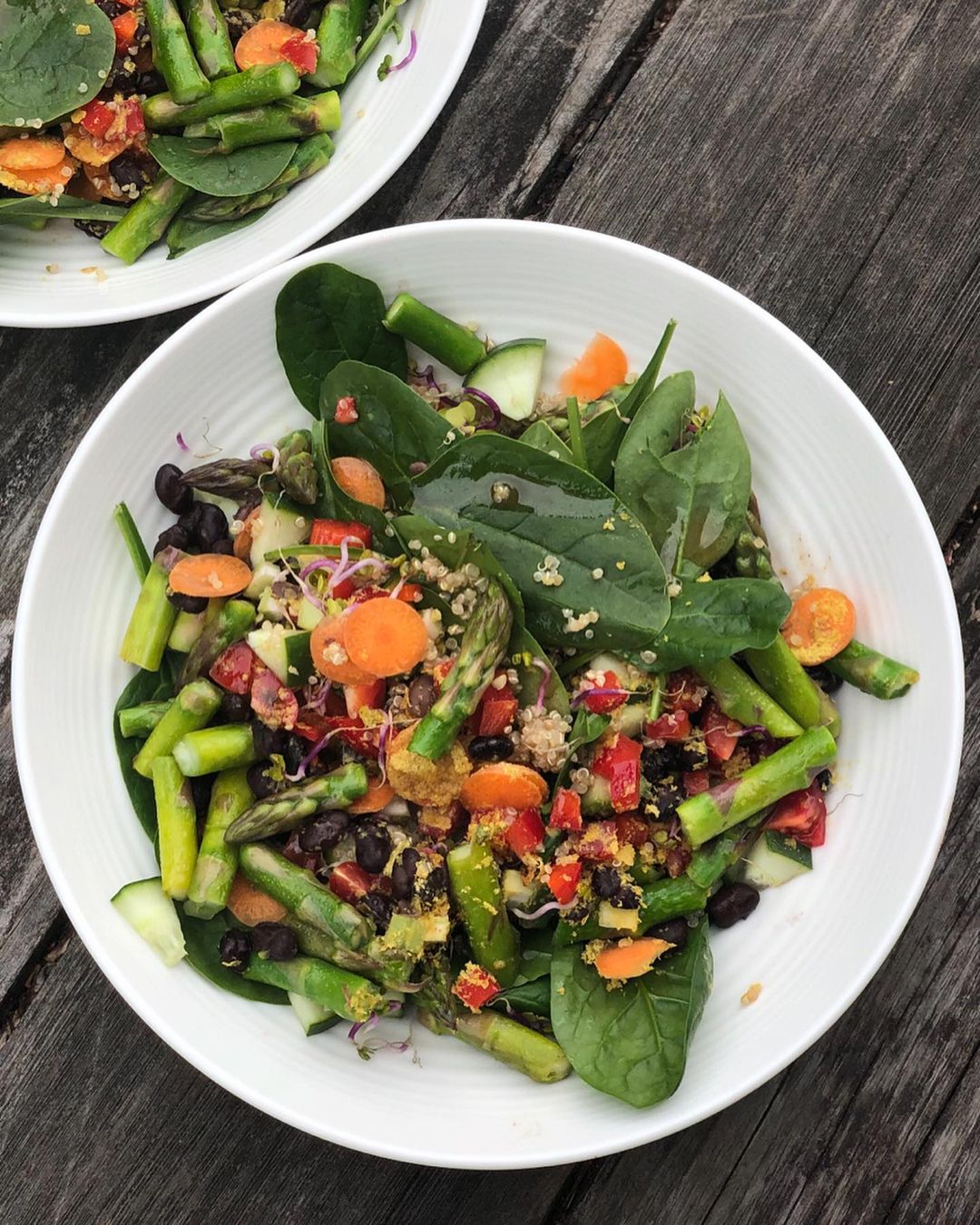 Delicious Vegan Spinach Couscous Salad