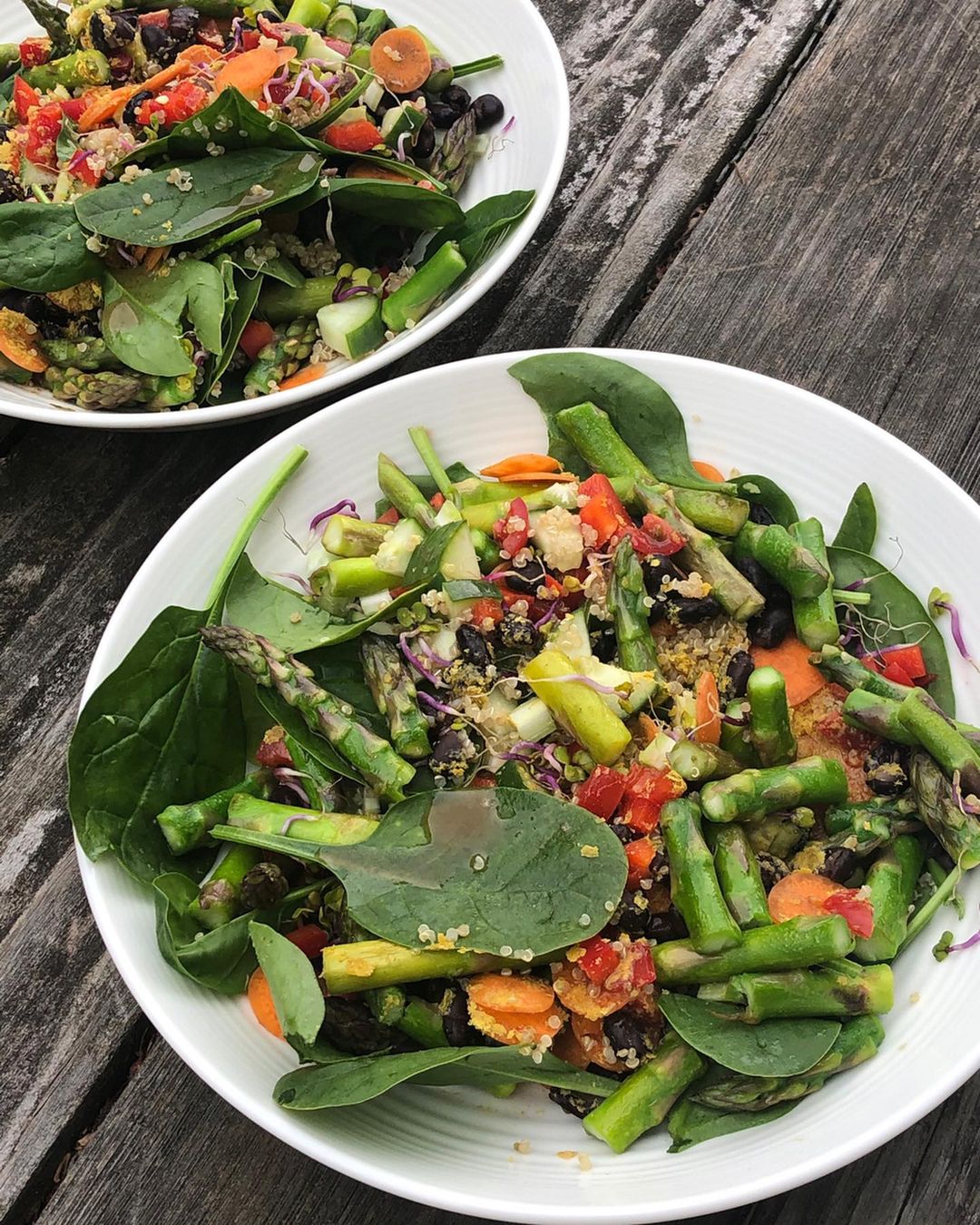Delicious Vegan Spinach Couscous Salad