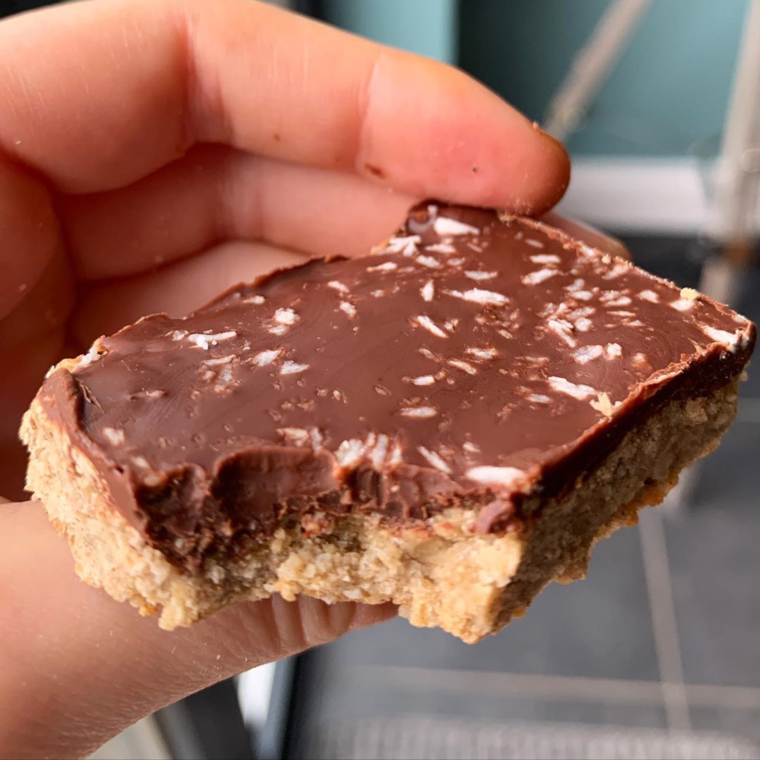 Vegan Bounty Bars with Coconut Protein