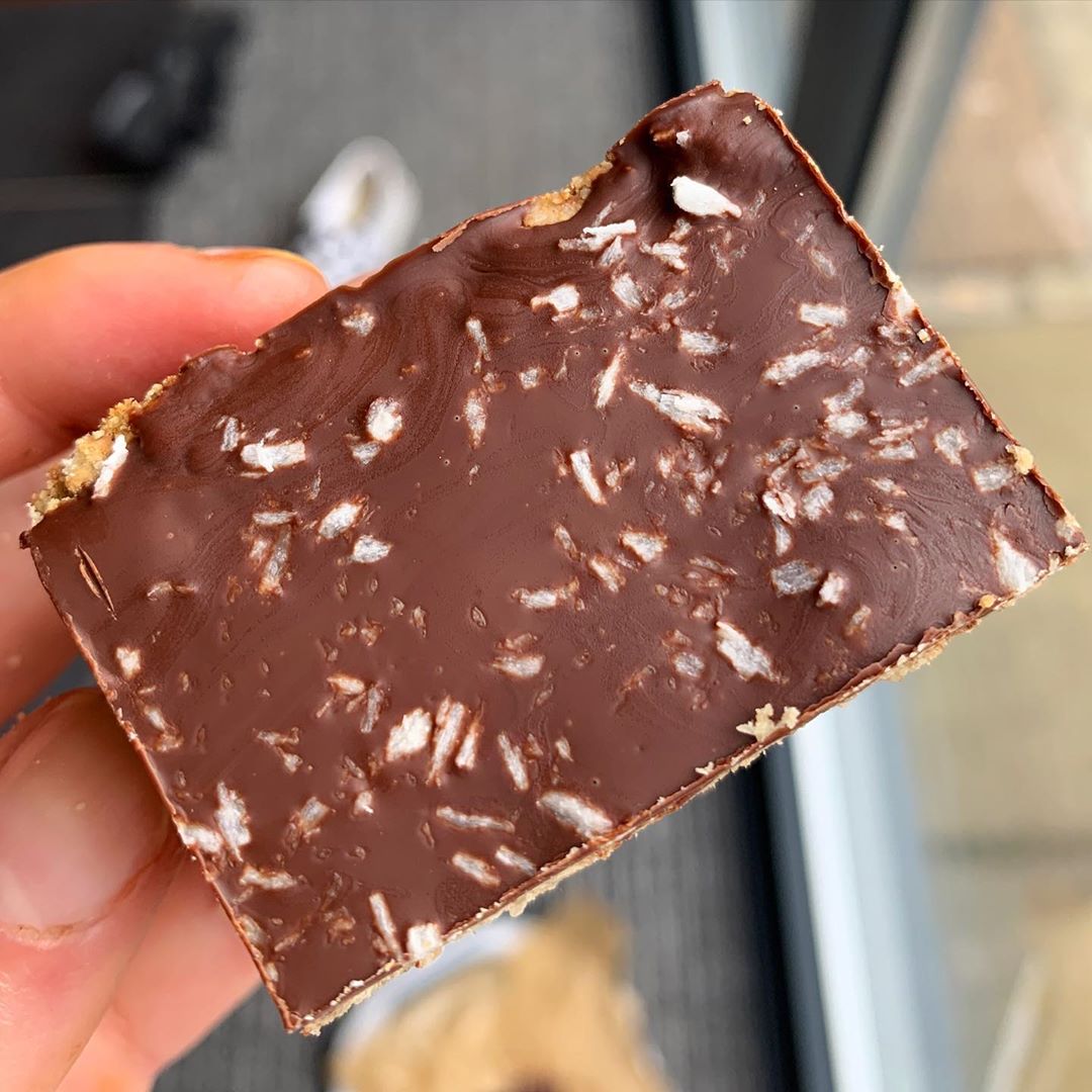 Vegan Bounty Bars with Coconut Protein