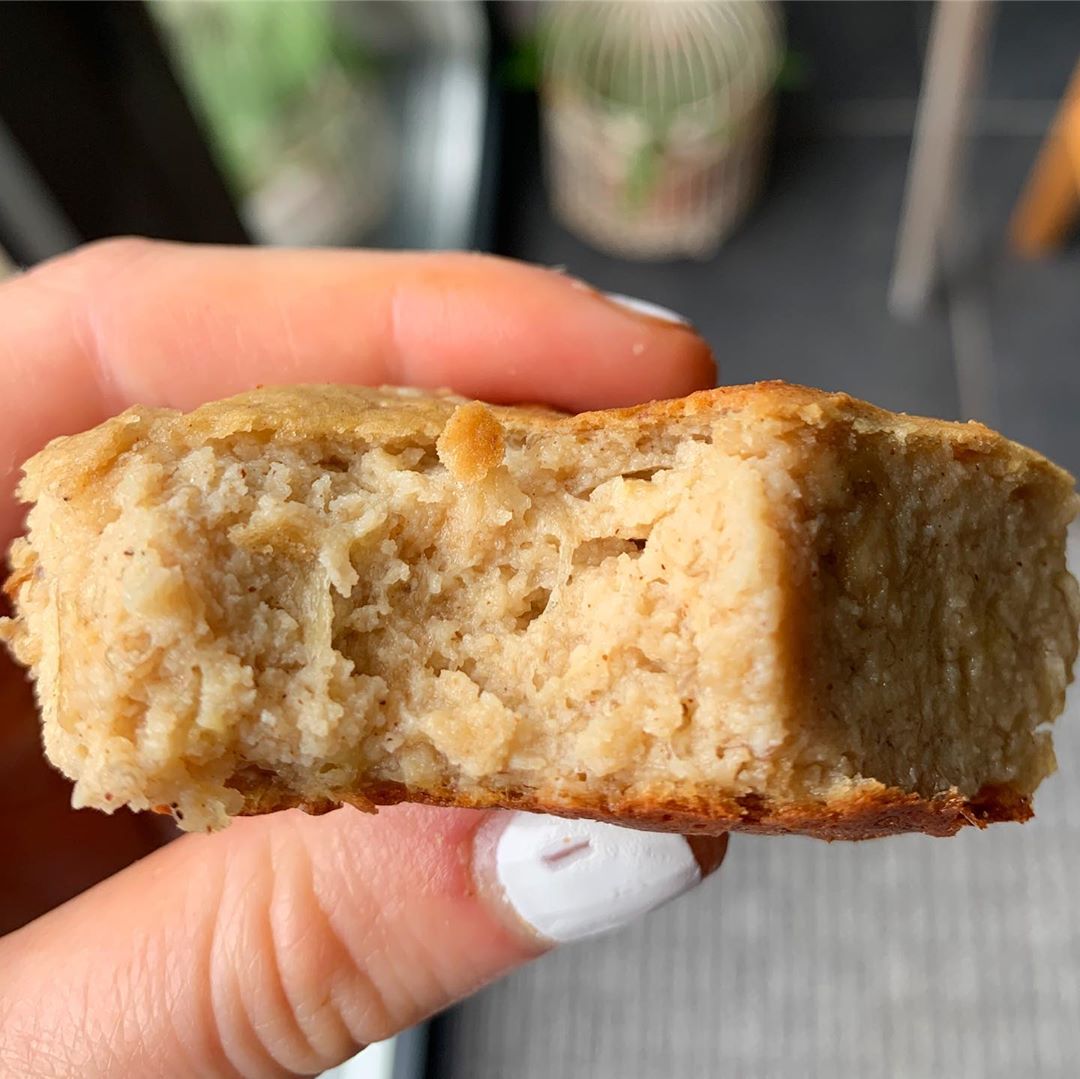 High Protein Tahini Banana Bars