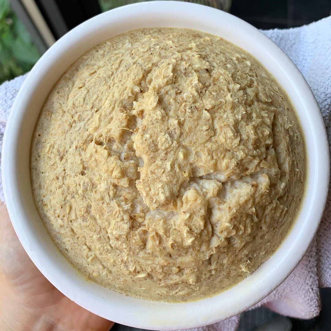 Biscoff Baked Oats with Protein and Flaxseeds