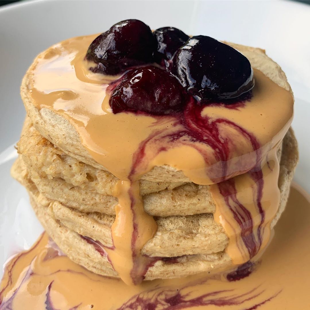 Peanut Butter and Jelly Pancakes