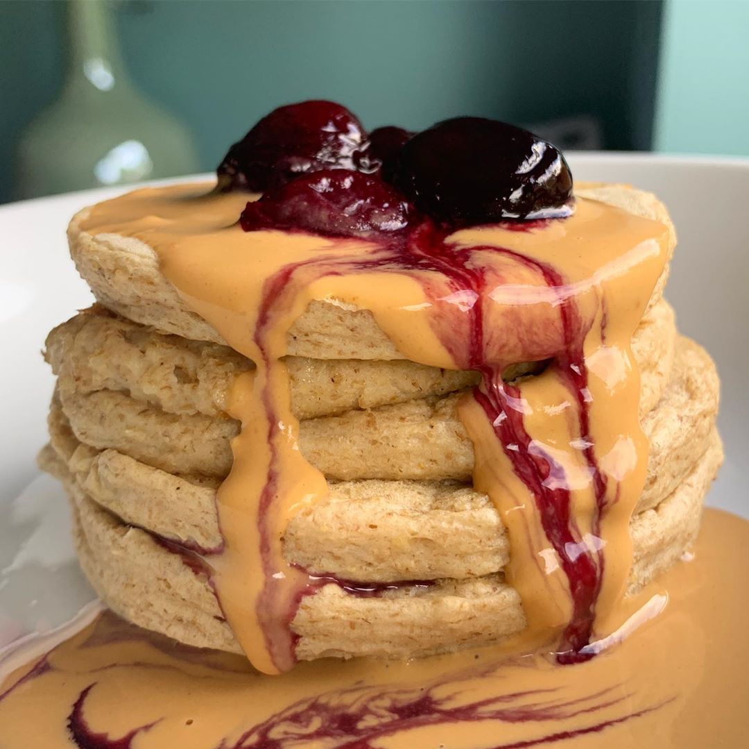 Peanut Butter and Jelly Pancakes