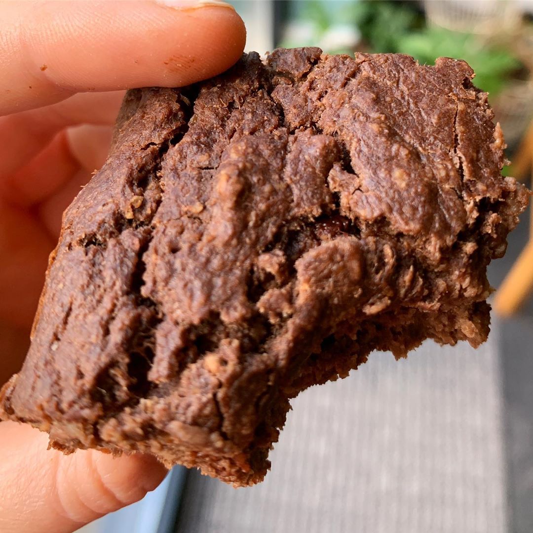 Vegan Gooey Chocolate Hazelnut Protein Brownies