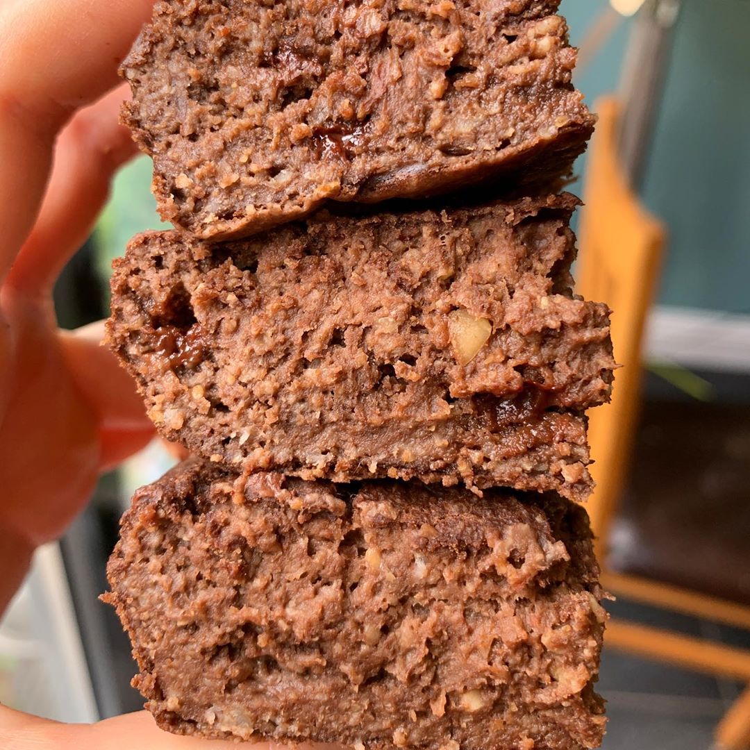Vegan Gooey Chocolate Hazelnut Protein Brownies
